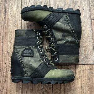 Sorel Lexi Camo Wedge